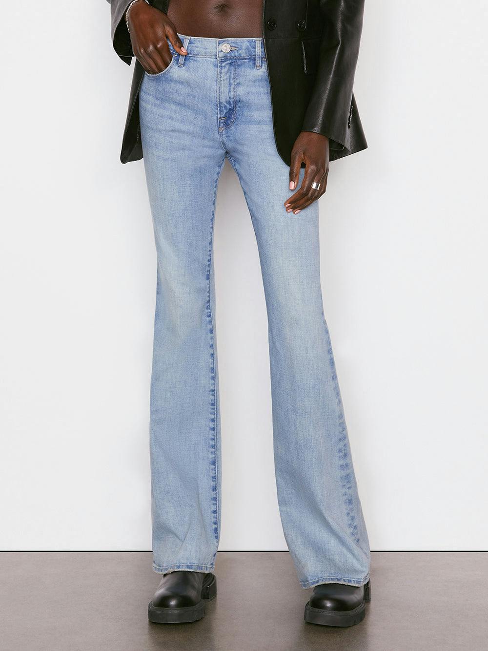 jeans front view